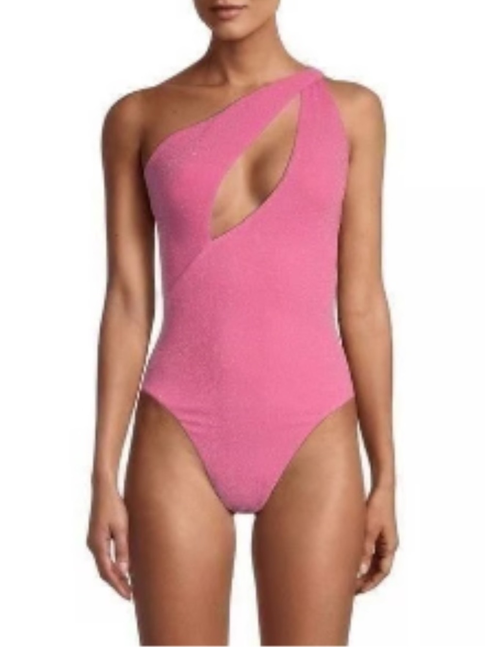 Ramy Brook Knit Cece One-Shoulder One-piece Swimsuit
